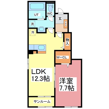 スマート　ルーク和の物件間取画像